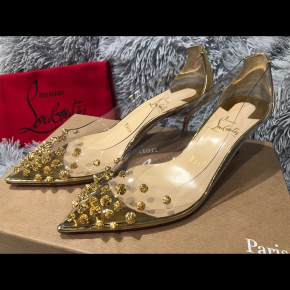 Christian Louboutin Collaclou 55 spiked PVC - Picture 2 of 5